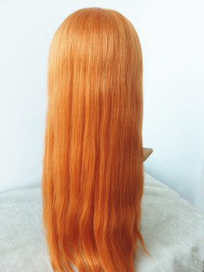 Brazilian virgin orange straight lace front wig--[LA006] - Bea Hairs