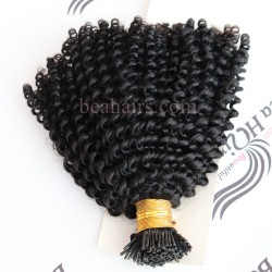 10A grade virgin human hair wholesale microlink I tips hair extensions