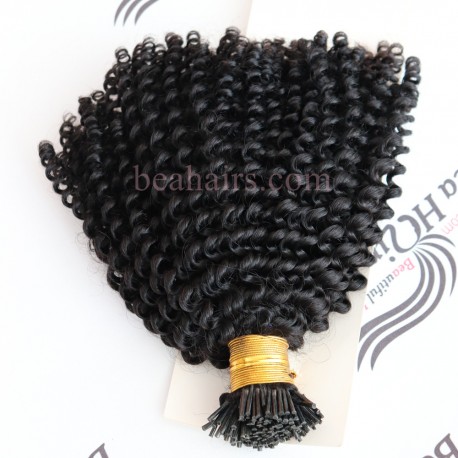 10A grade virgin human hair wholesale microlink I tips hair extensions