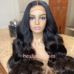 Stock body wave 5*5 HD skin melt lace closure wig--HD002