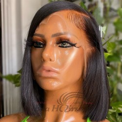 Pre-made pre-plucked fake scalp daily bob--[FB001]