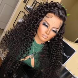 Pre plucked Big Deep Wave Skin Melt HD Lace Ready to Wear 13*6 Lace Front Wig--BH247