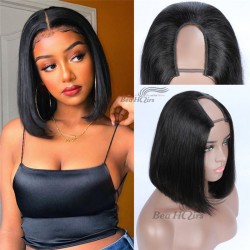 U part wig----Brazilian virgin light yaki