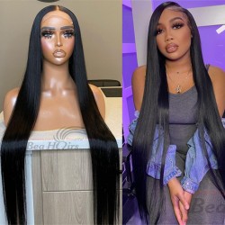 Stock 5*5 HD skin melt lace closure wig--HD005