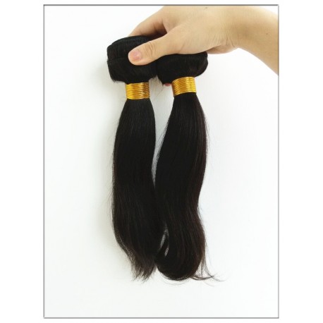 malaysian virgin silk straight machine wefts