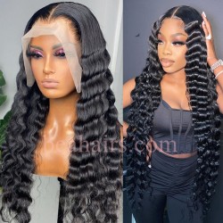 Pre plucked Beyonce wave Skin Melt HD Lace Ready to Wear 13*6 Lace Front Wig--BH988