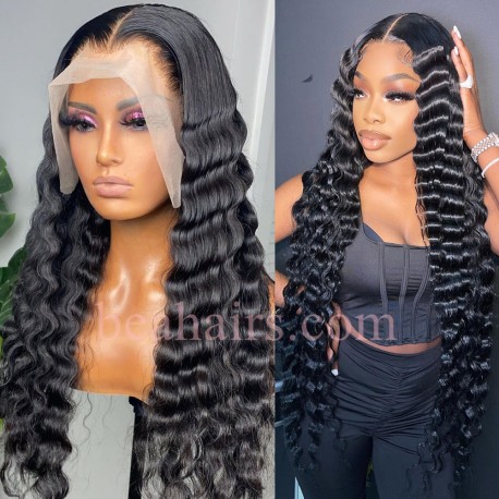 Pre plucked Beyonce wave Skin Melt HD Lace Ready to Wear 13*6 Lace Front Wig--BH988