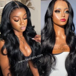Pre plucked Body wave Skin Melt HD Lace Ready to Wear 13*6 Lace Front Wig--BH253