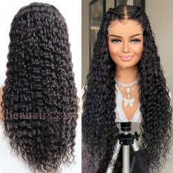 Stock wet wave 5*5 HD skin melt lace closure wig--HD109