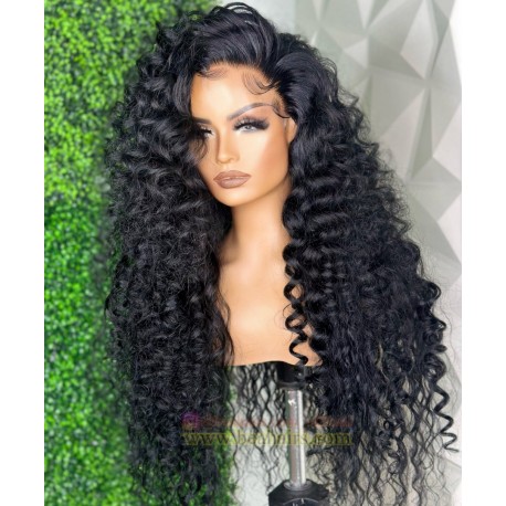 Pre plucked deep wave Skin Melt HD Lace Ready to Wear 13*6 Lace Front Wig--BH103