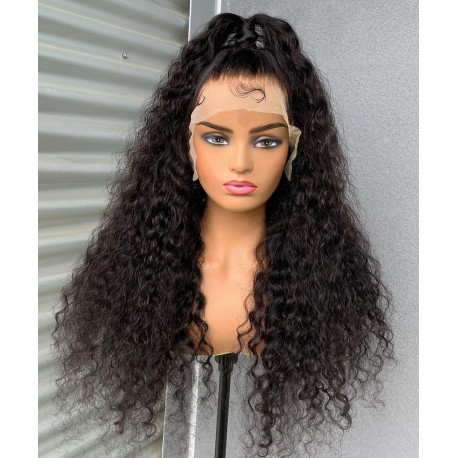 Ready to Wear deep curly skin melt 13*4 HD Lace Frontal Wig--BD238