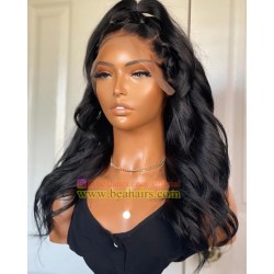 Pre plucked loose body wave 13*6 HD skin melt lace frontal wig --BH474
