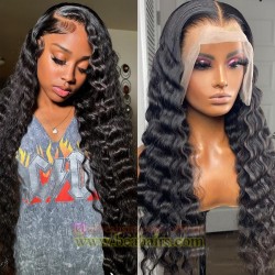 Pre plucked Beyonce wave Skin Melt HD Lace Ready to Wear 13*6 Lace Front Wig--BH988
