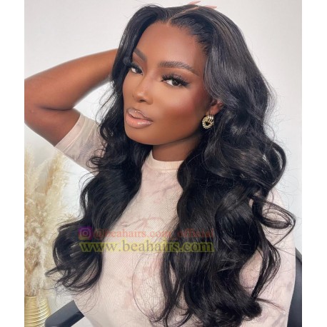 Pre cut lace Ready Wear & Go Glueless 13*6 HD lace loose wave wig--WW23