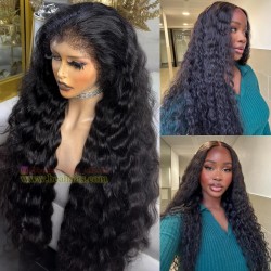 Pre cut lace Ready to Wear Glueless natural wave 5*5 HD lace wig--WW76