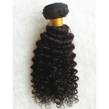 brazlian virgin curly machine weft