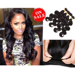 7A 100% brazilian virgin 4 bundles body wave wefts-unprocessed