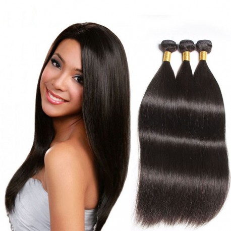 7A 100% brazilian virgin 3 bundles silk straight-unprocessed