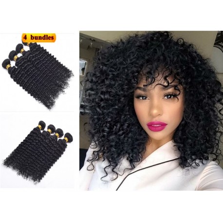 7A 100% brazilian virgin 4 bundles curly wefts-unprocessed