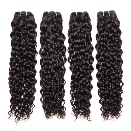 8A grade brazilian virgin 4 bundles oceanwave wefts--[HM006]