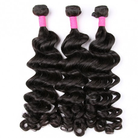 Brazilian virgin big curls 3 bundles deals--【HM009】