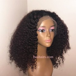 Pre-plucked Brazilian virgin Jerry Curl 360 frontal lace full wig---[JC888]