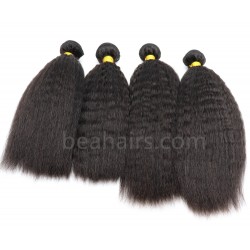 4 bundles brazilian virgin kinky straight wefts-[ks4]