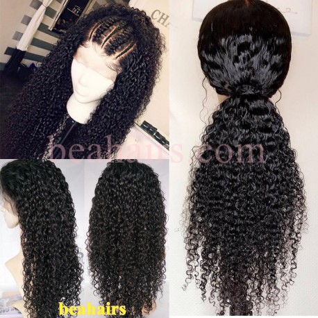 Brazilian virgin Water Wave 360 frontal lace wig-[HT666]