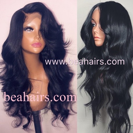 Pre plucked Brazilian virgin human hair Classic Loose wave 360 frontal lace full wig--[CLW001]