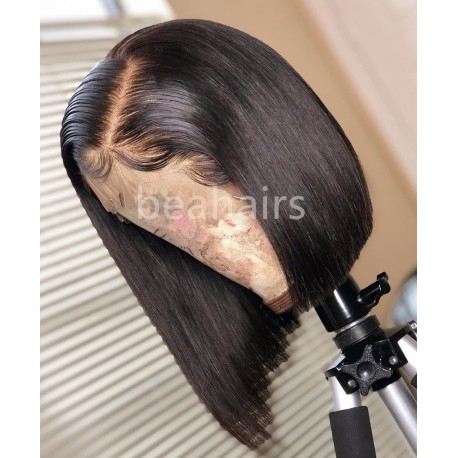 Summer BOB style--brazilian virgin silk straight full lace wig--BB111