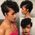 6 inch lace parting short pixie cut wig for summer--NLW457