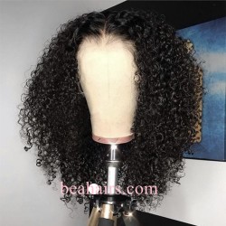 6 inch parting with 150% Density 13x6 Lace Front Brazilian Virgin water wave --NLW679